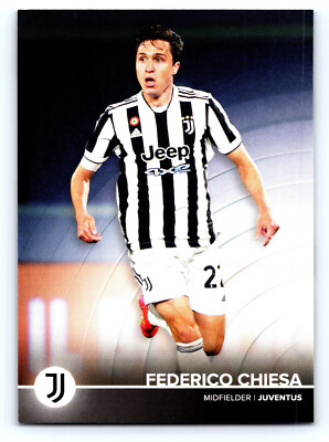 2021-22 TOPPS Juventus Official Team Set 12 Federico Chiesa