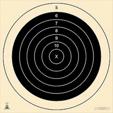 Official NRA MR-65 500 Yd Slow Fire High Power Rifle Target, 37" x 37", 6 Rolled