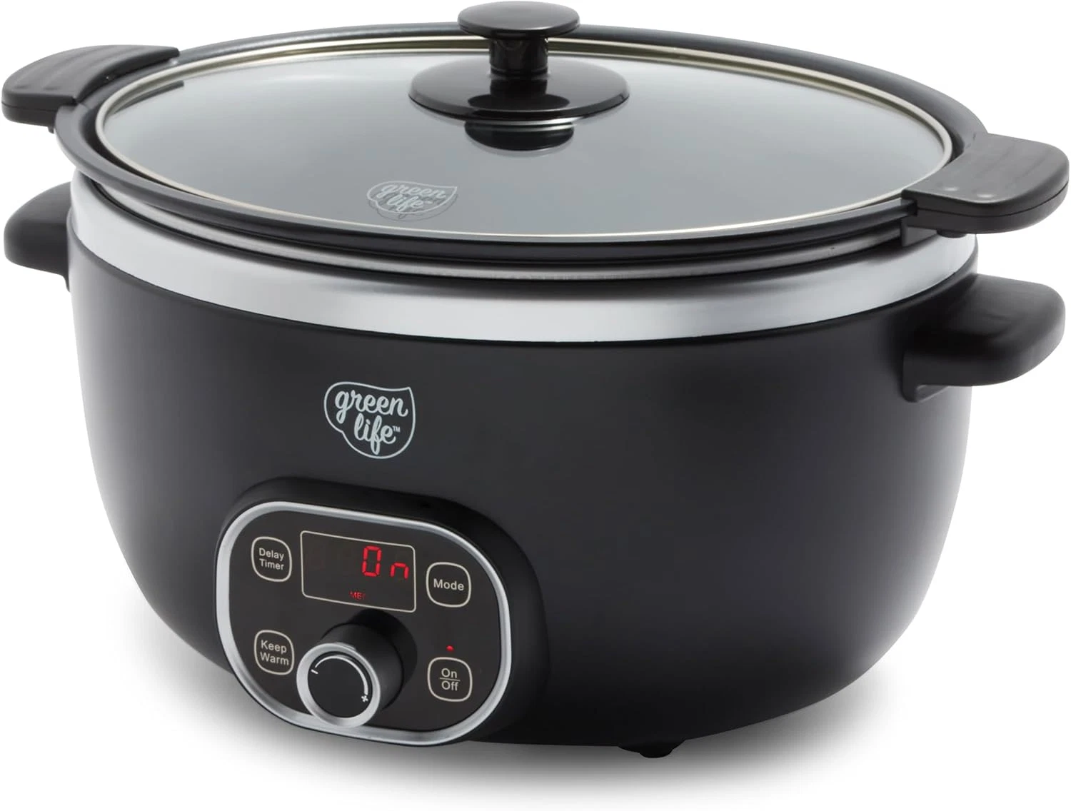 6 Quart Ceramic Slow Cooker, Pfas-Free, Programmable, Removable Healthy Nonstick