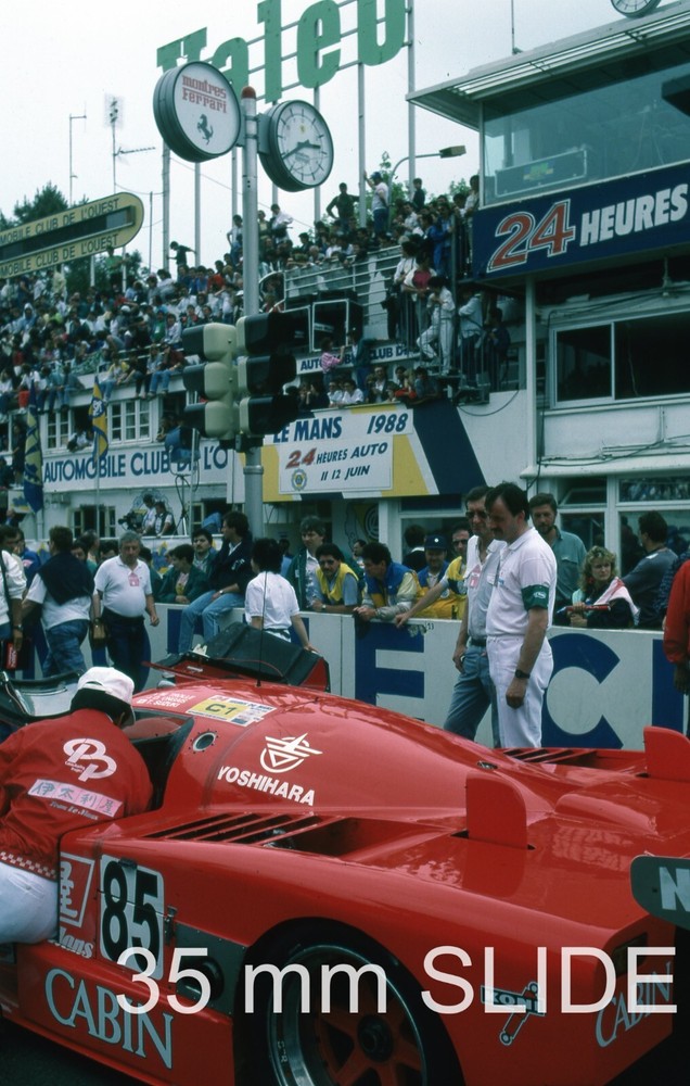 CABIN ITALYA MARCH 88S LE MANS 1988 35MM SLIDE PHOTO M TROLLE SUZUKI RACE