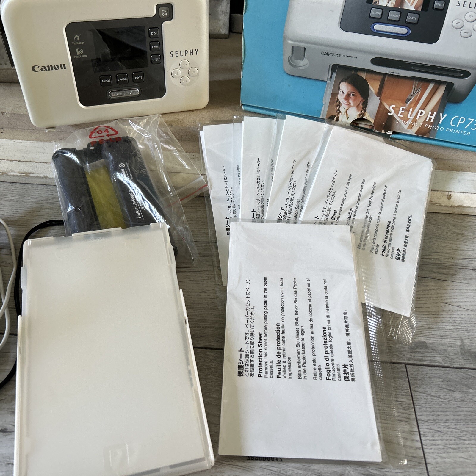 Canon Selphy CP730 Compact Photo Printer Portable Unused In Box eBay