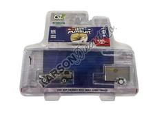 CHASE RAW 2001 Jeep Cherokee w/ Trailer –  1:64 Scale Model - Greenlight 32315B