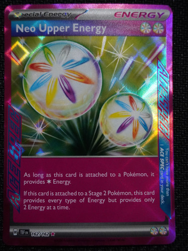 Neo Upper Energy 162/162 SV05: Temporal Forces Holo Pokemon TCG NM