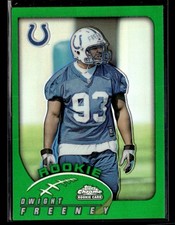 2002 Topps Chrome Dwight Freeney REFRACTOR Rookie Card #171 SP HOF Colts RC. rookie card picture