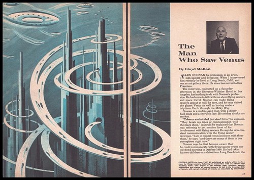 Allen Noonan “The Man Who Saw Venus” 1968 interview One World Family