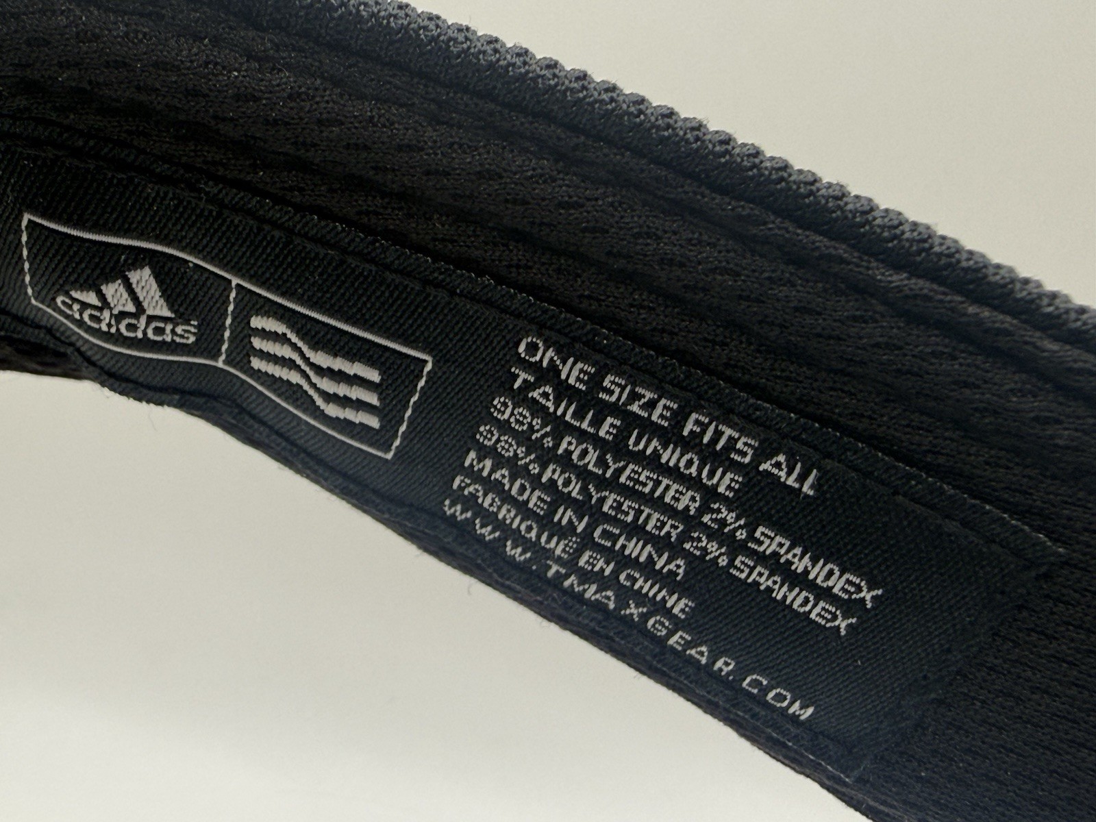 Adidas Sun Visor Hat Cap Black Adjustable Strapba… - image 11