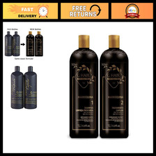 Moroccan Keratin Smoothing Treatment Kit - 2 Steps, 33.8oz / 1L Each, Hair Care