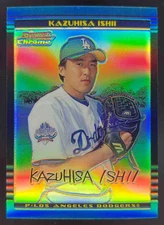 2002 Bowman Chrome Refractors #403 Kazuhisa Ishii RC /500