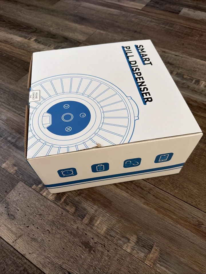 Dispensador Smart Pill 31 slots com trava de impressão digital medicação segura (fechado) - Imagem 2 de 4