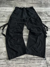 VTG JAPANESE STREETWEAR JUNYA HYSTERIC STYLE BONDAGE CARGO JEANS 90S Y2K