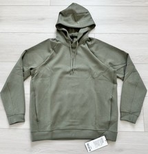 NEW Lululemon Smooth Spacer Classic-Fit Pullover Hoodie Bay Leaf Green sz L