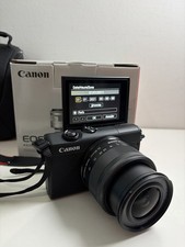 Canon EOS M200 noir 24,1 MP 4K + objectif EF-M 15-45mm boîte accessoires