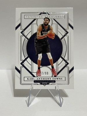Karl-Anthony Towns 2020-21 Panini National Treasures #34 /99