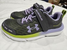 Under Armour Girls Child Assert 10 Alternate Closure Running Shoe Size 2.5y