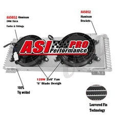 Transmission Oil Cooler Shroud+Fan Tru-Cool 40,000 40k GVW Low-Pressure Drop