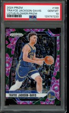 2024-25 Prizm Trayce Jackson-Davis Lotus Flower /18 #188 PSA 10
