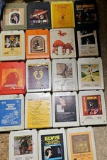 Lot of 19 - VINTAGE 8 Track Tapes - UNTESTED CLASSIC ROCK Instant Collection