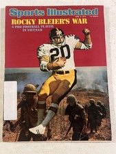 1975 Sports Illustrated PITTSBURGH Steelers ROCKY BLEIER Steve PREFONTAINE Dies