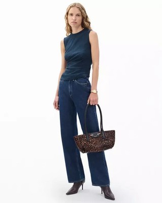 NWT $158 Rag & Bone Mica Jersey Wrap Tank In Salute Size: Small