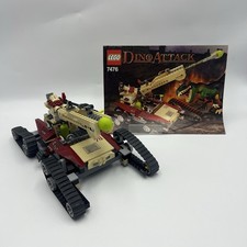 Lego 7476 Dino Attack Iron Predator VEHICLE ONLY 99.9% w Instructions NO FIGURES