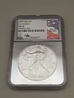 2020 Silver Eagle NGC MS 70 First Releases S$1 12th Chief Engraver John Mercanti