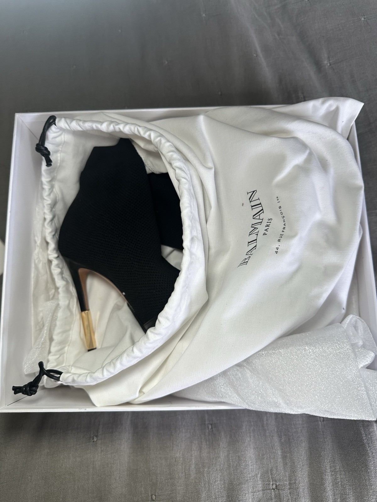 Authentic BNWT Balmain Sock Boots - Aurora - UK 6 RRP £1,100