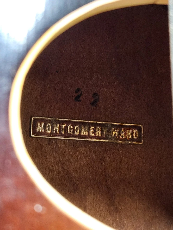 Vintage Montgomery Ward 22 Regal Florentine Mandolin Gibson Maker? Kluson Tuners - Image 4 of 4