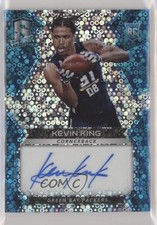 2017 Panini Spectra Rookie Auto Neon Blue Prizm 72/75 Kevin King #179 Auto b9e
