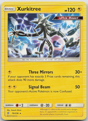 Xurkitree 70/236 Unified Minds Rare Pokemon MP