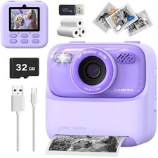 Mgaolo Kids Camera Instant Print Photo,Children Digital Camera Toys Gift with...