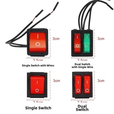 Electric Sprayer Power Switch with Single Double Options for Easy Replacement