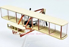Vintage WRIGHT BROTHERS FLYER "KittyHawk" Diecast Metal Airplane with Stand-Mint