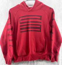 Air Jordan Sweatshirt Boys M Retro 11 Hybrid Red Pullover Logo Hoodie Jumpman