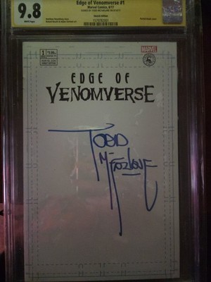 Edge of Venomverse #1 CGC 9.8 SS By Todd McFarlane
