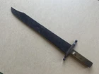 Civil War Era Large Bowie Knife, Antique Bowie knife. No Sheath.