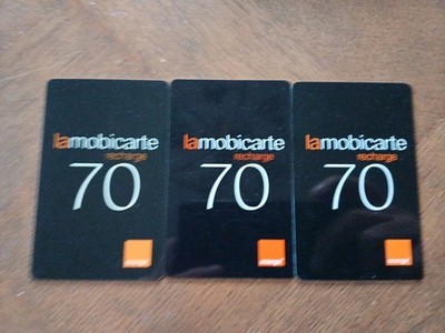 3 MBC 141 Orange 70 F Mobile Cards 3 Different Verses VF