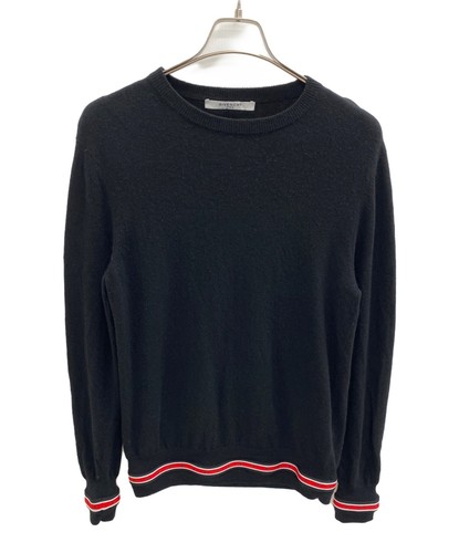 GIVENCHY crew neck knit Size: S Black Men 17F 515 7610 - Afbeelding 1 van 8