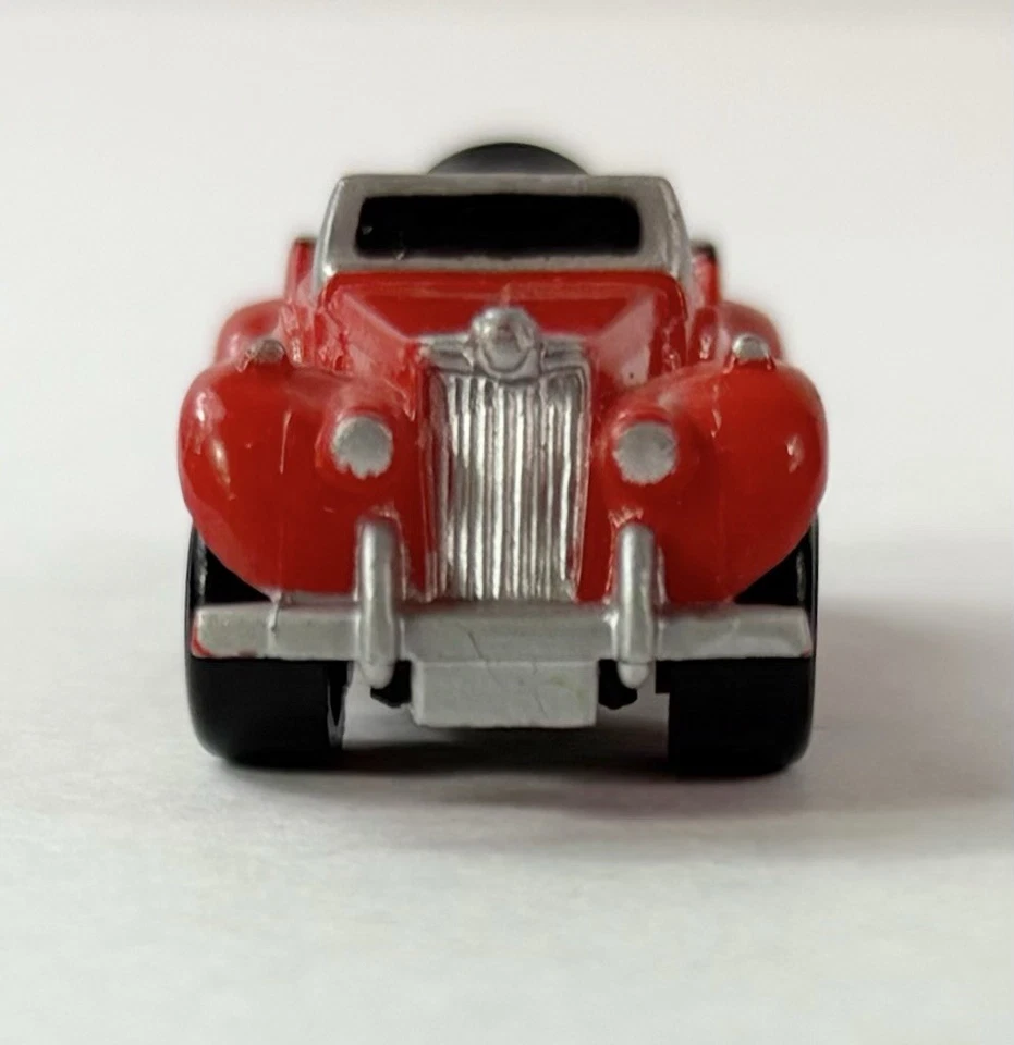 1986 Micro Machines Galoob 红色 MG TF 可转换带轮胎 1: 160 比例宽松汽车 — 第 2/4 张图片