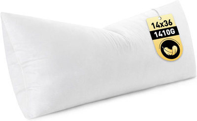 14X36 Inch down Feather Pillow Insert,Fluffy and Comfy Throw Pillow with Cotton 