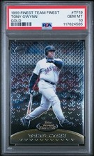 1999 Topps Finest GOLD #TF19 Tony Gwynn Padres RARE INSERT /250 POP 2