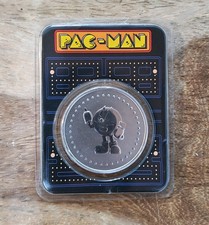 Pac-Man Fine Silver 1oz .999 Bullion Coin Round – Officially Licensed
