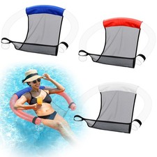 3 Pcs Mesh Floating Pool Noodle Chair Slings Water Float Seat for Adults Summ...