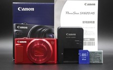 EXC 5 w/Box Canon PowerShot SX620 HS Red 20.2 MP Digital Camera 25x Zoom JP
