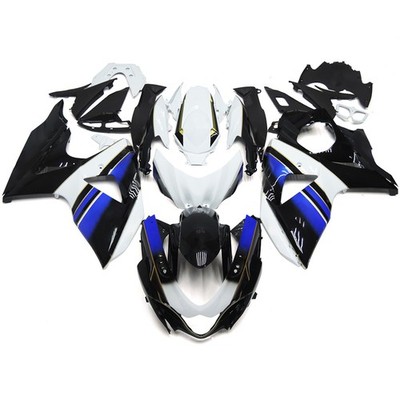 Blue White ABS Bodywork For Suzuki GSXR1000 K9 2009 - 2016 Body Frames Fairings
