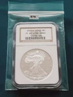 2002 W NGC PF69 Proof  .999 Fine Silver American Silver Eagle! Brown Label! S79