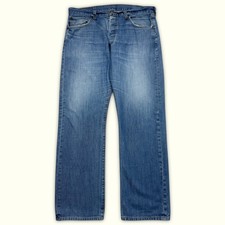 Jeans Homme Levi'S W38 L32 Bleu Coton Bon État Regular Normal Uni Taille