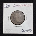 Photo of a 1800-P Half Cent from an eBay listing that sold on Jul 11, 2026