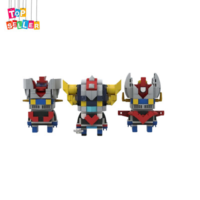 MOC: 3-in-1 Movie Role Mecha Warrior Robots Model 484 Pieces | for Collection