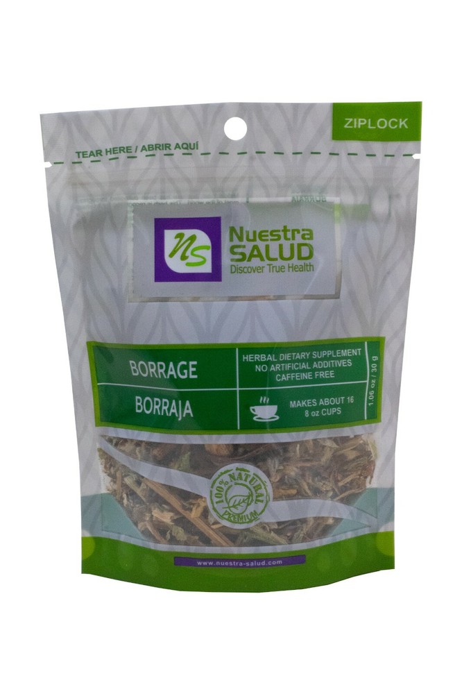 Borage Tea Borraja Herbal Infusion Tea (30g) Respiratory Support Tea Zip lock