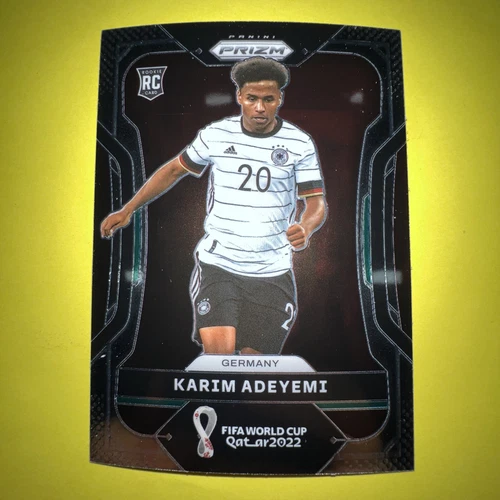 2022 PANINI PRIZM WORLD CUP QATAR KARIM ADEYEMI ROOKIE BASE #111 GERMANY